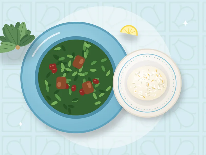 خورشت قورمه‌سبزی
